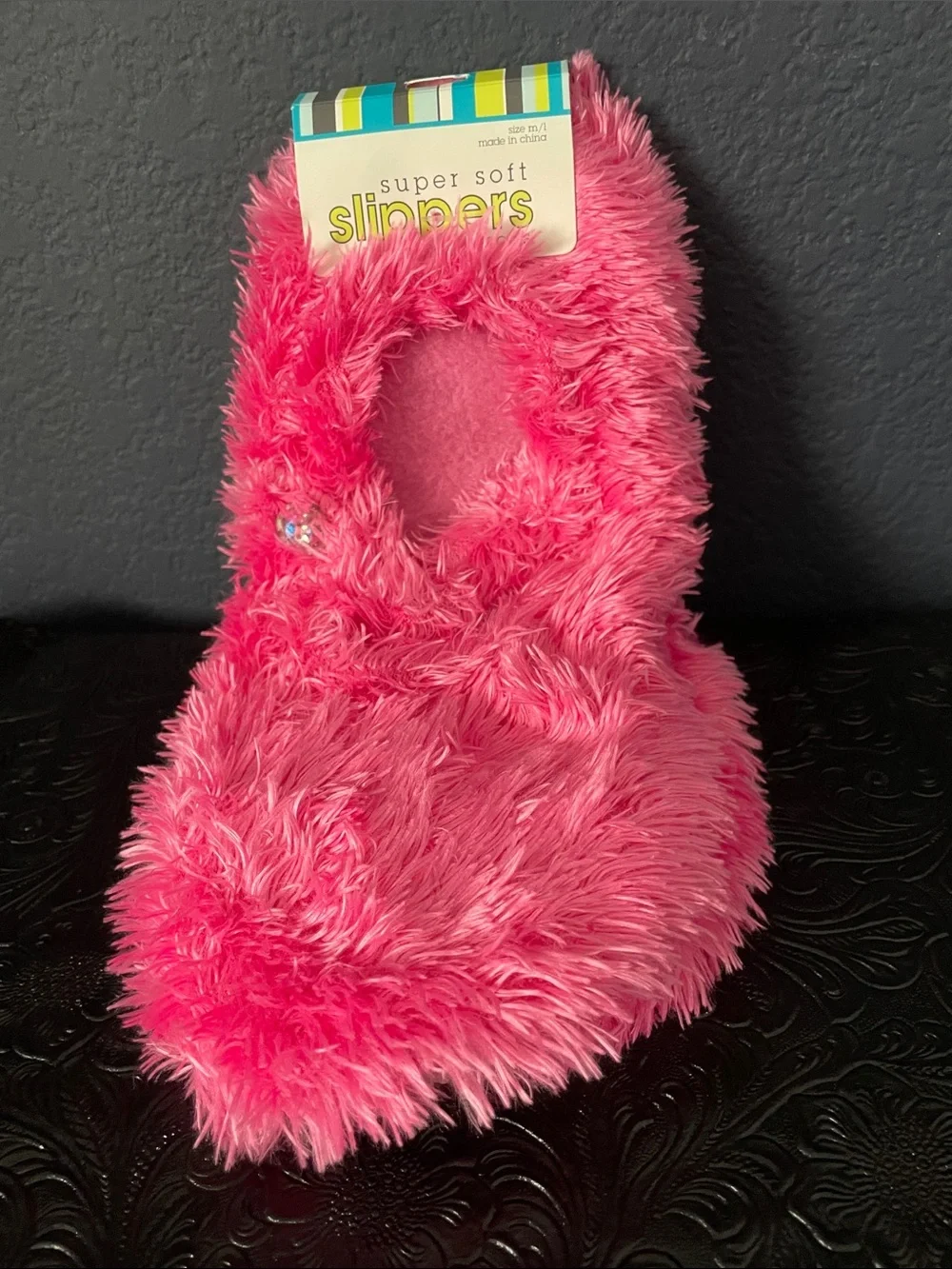 Sophia Pink Sheer Tights & Cozy Pink Slipper Socks Bundle
